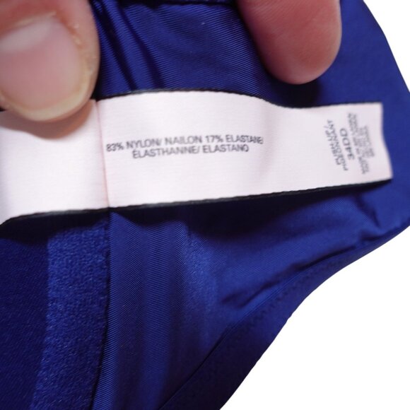 Victoria's Secret Push Up Bra Size 34DD Blue Racerback Straps Underwired - Picture 6 of 8